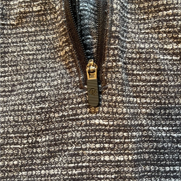 Lululemon Run Briskly 1/2 Zip Coco Pique Black White size 8 - Picture 9 of 15